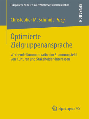 cover image of Optimierte Zielgruppenansprache